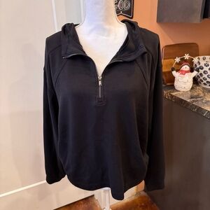 Avia Black Half-zip Hoodie